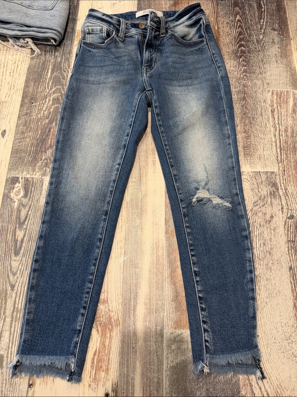 KanCan Medium Blue Distressed Skinny Jeans